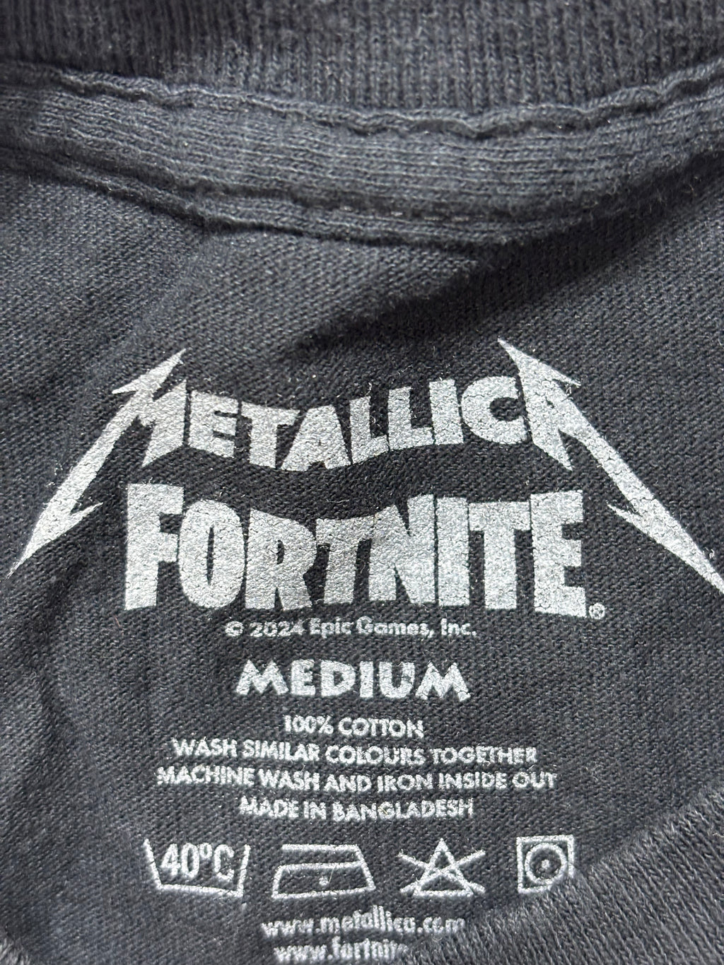 Metallica X Fortnite Tee - Medium