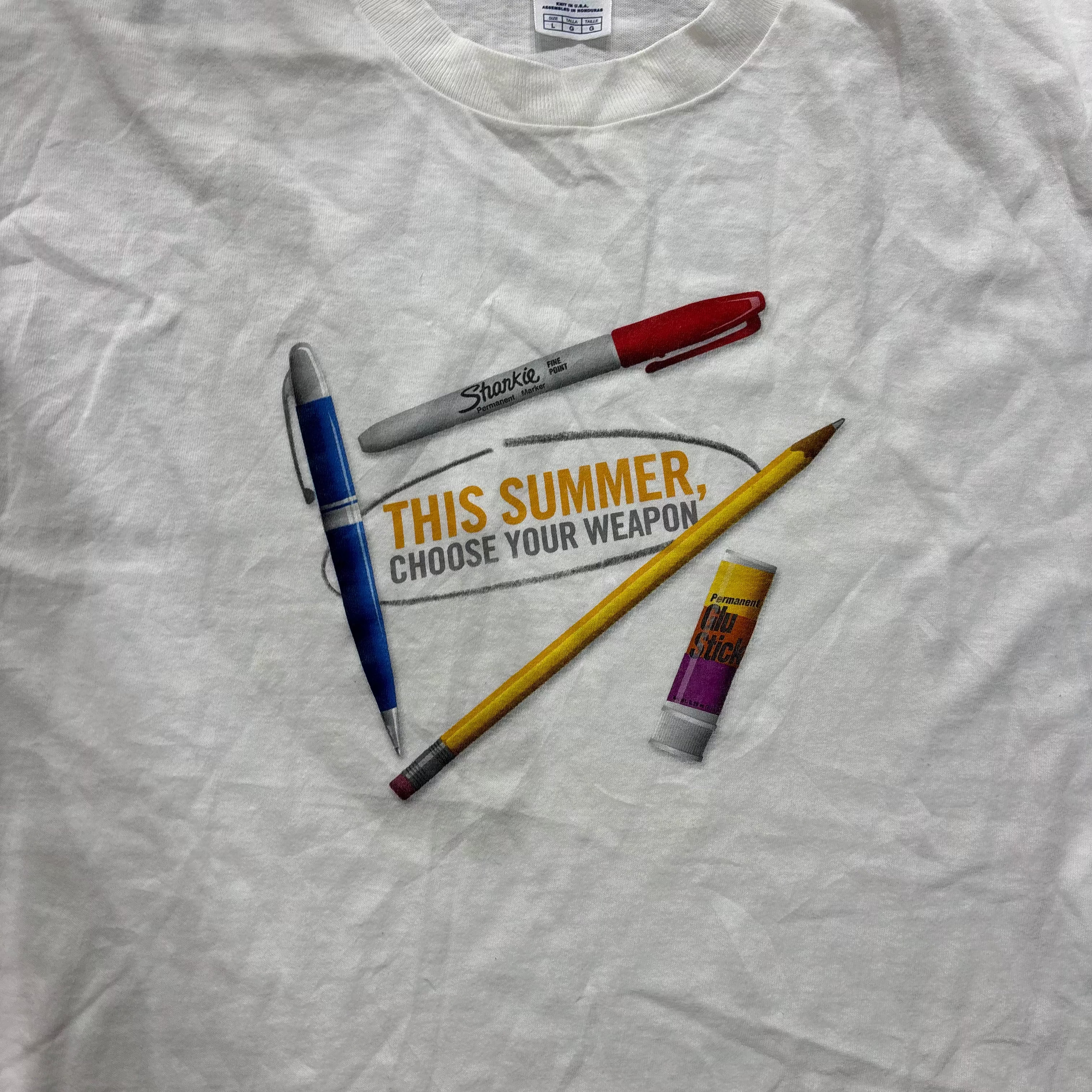 This Summer Choose Your Weapon Graphic Tee - L