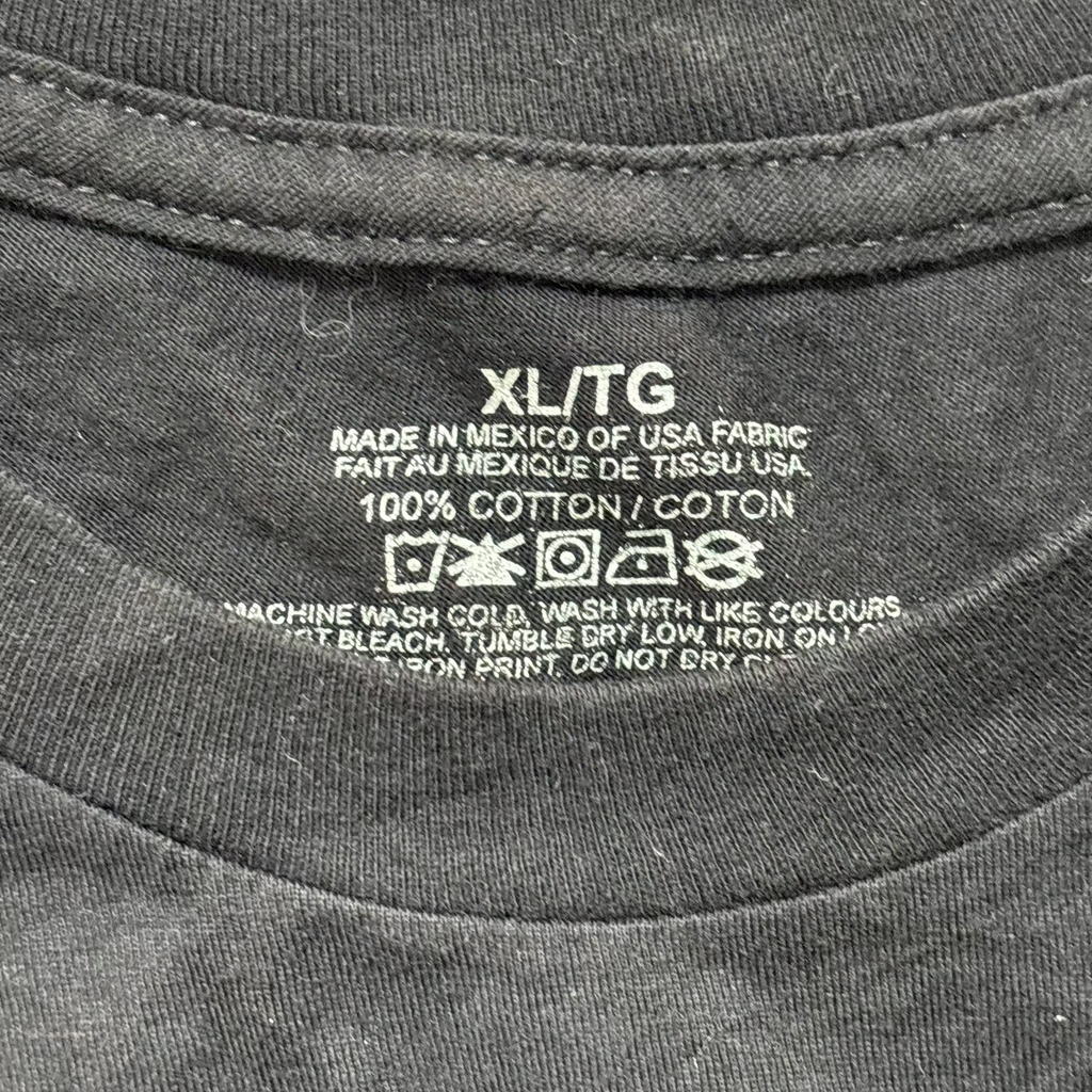 KISS Mens Faces with Silver Letters - XL on label can be L