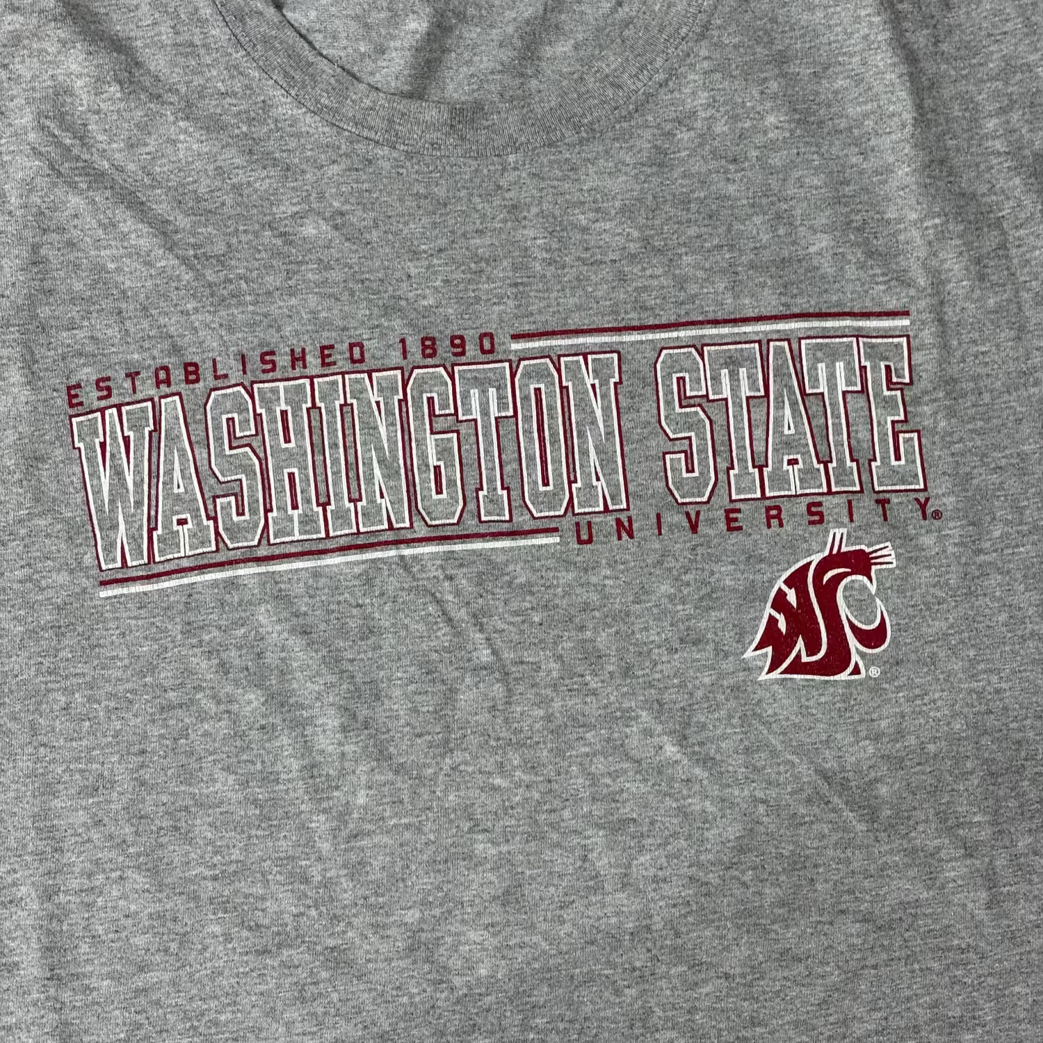 Washington State Gray Tee - M/Large