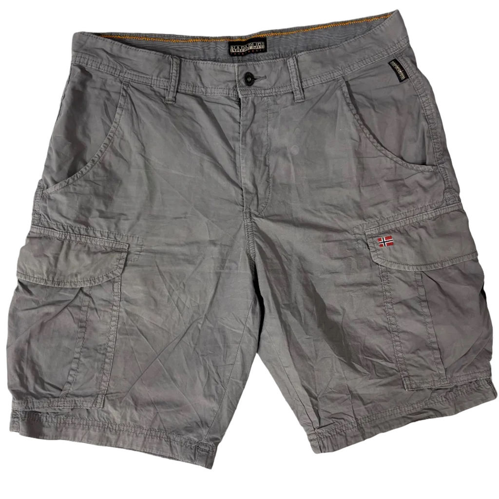 Napapijri Gray Cargo Shorts