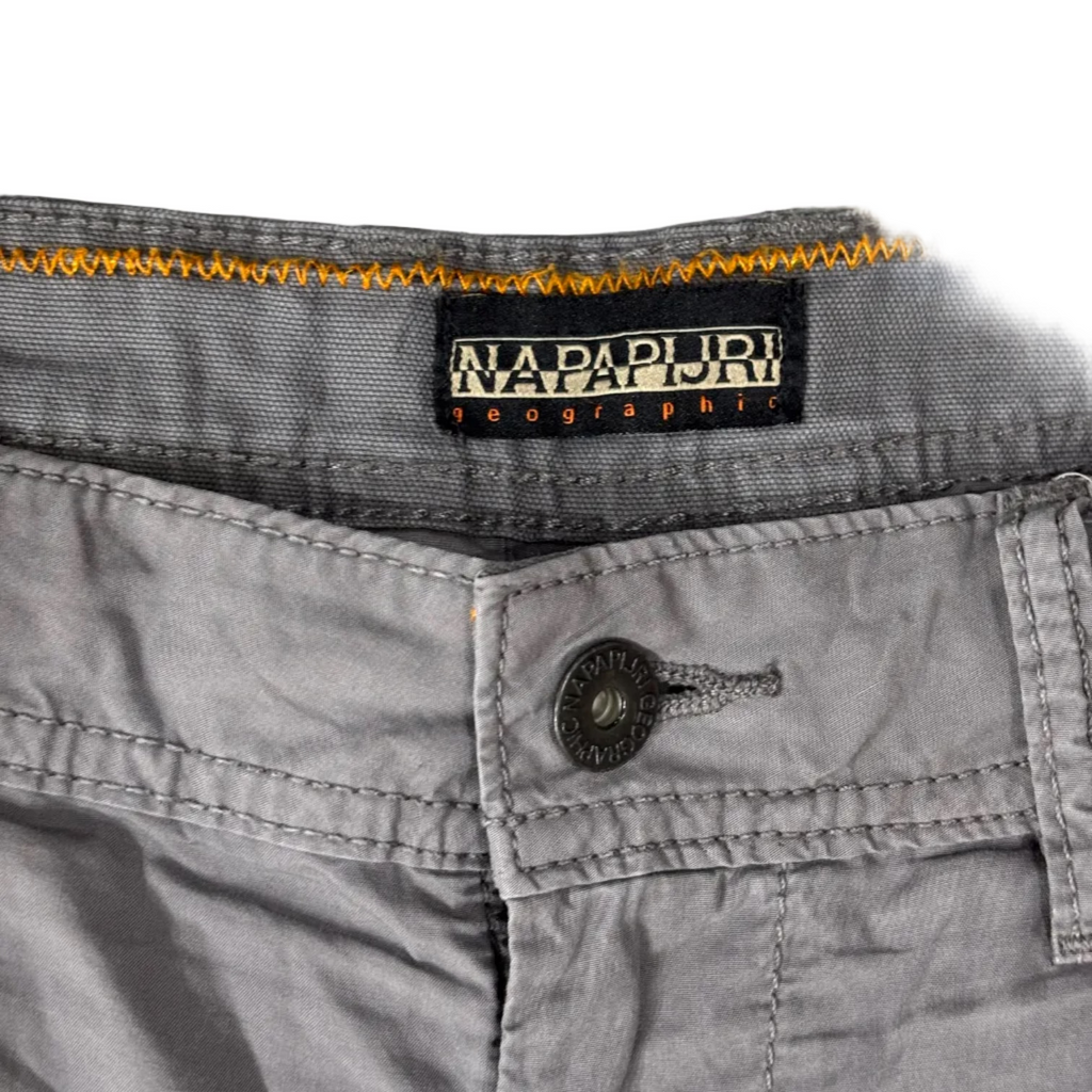Napapijri Gray Cargo Shorts