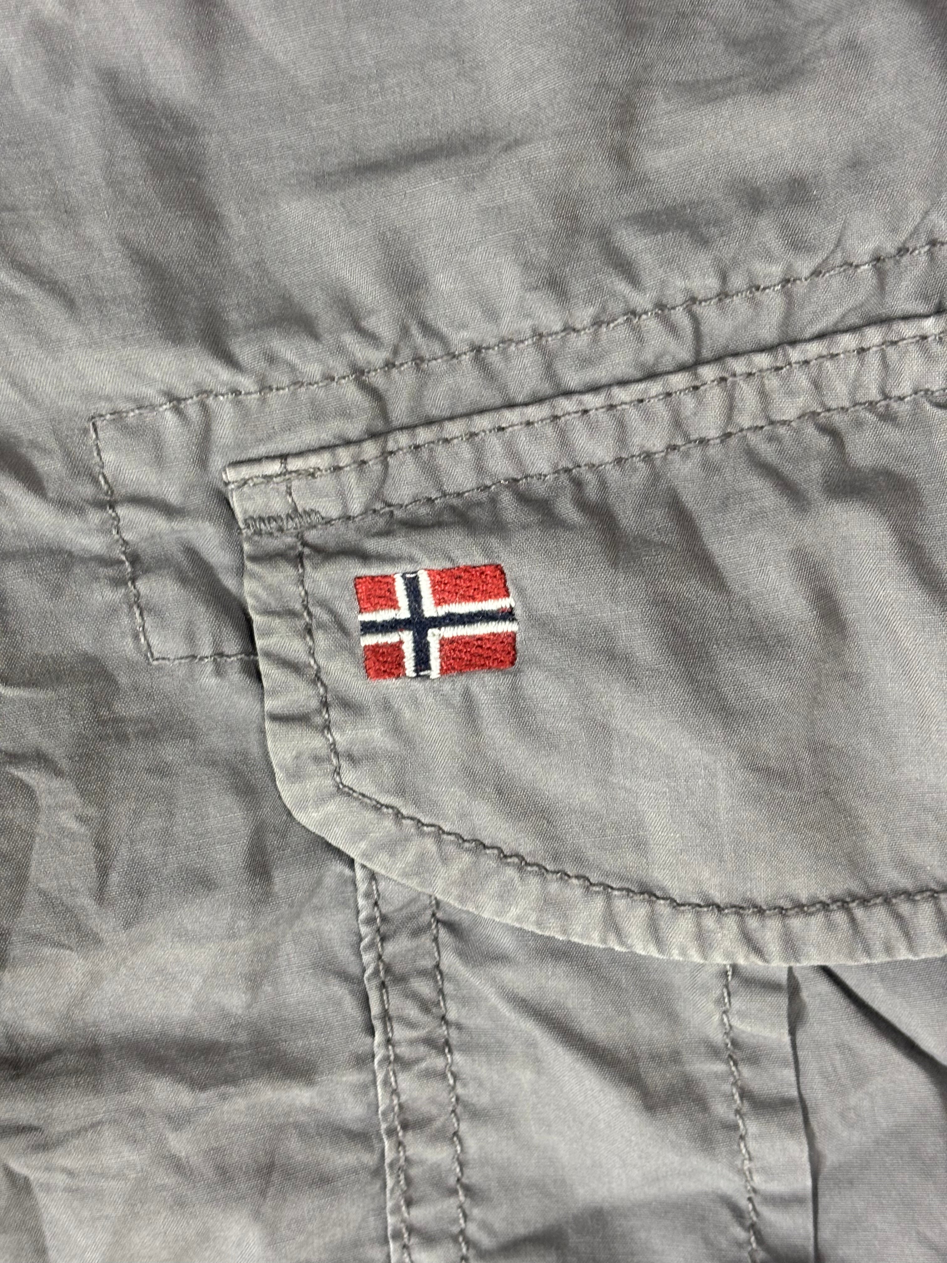 Napapijri Gray Cargo Shorts