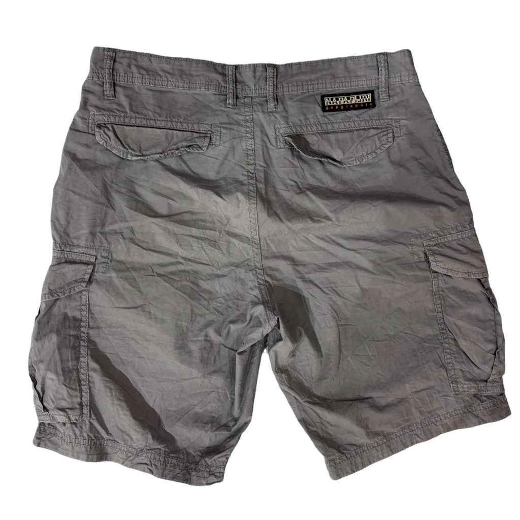 Napapijri Gray Cargo Shorts