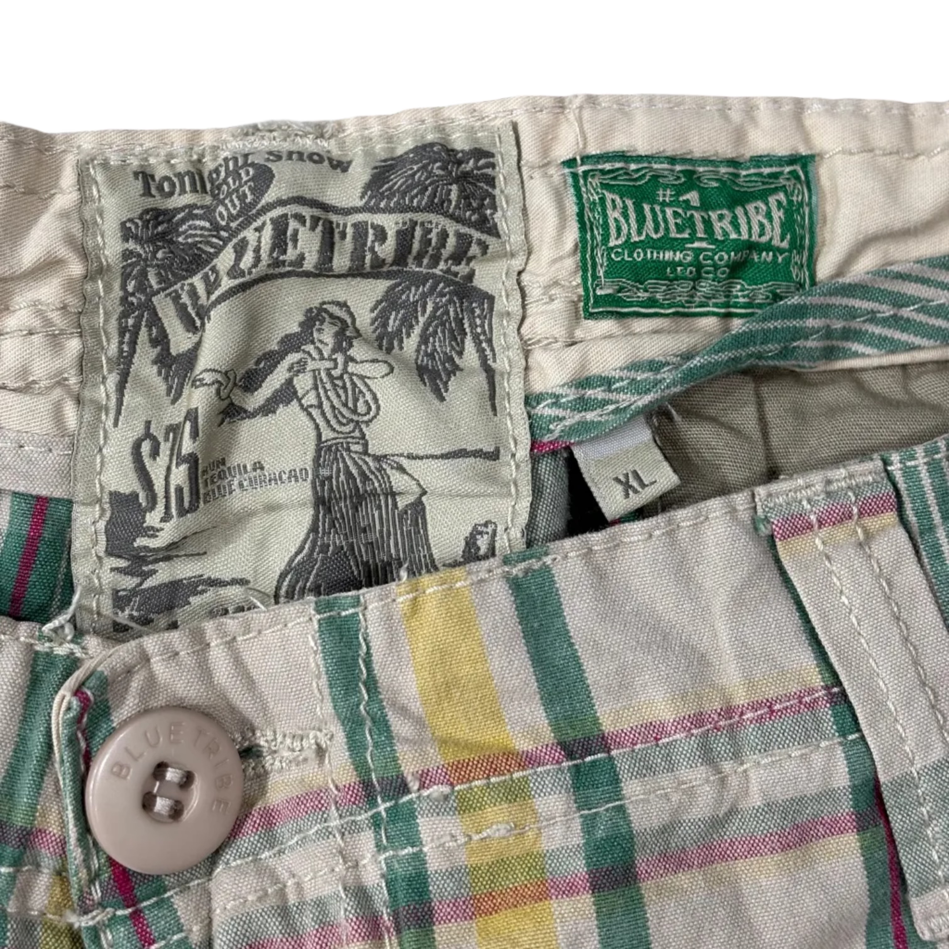 Bluetribe Plaid Bermuda Shorts - XL